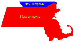 Boston Apartments Map of Massachusetts and Southern New Hampshire