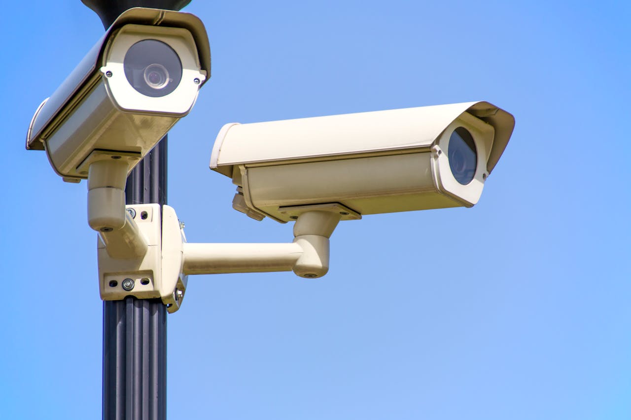 Security cameras cctv. Image by Pexels