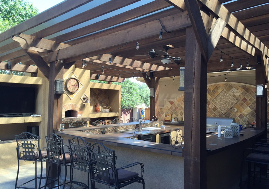 Outdoor kitchen design