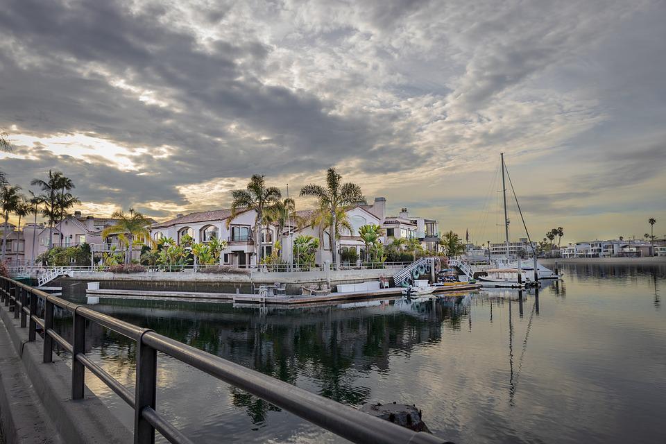 Long Beach California, waterfront properties