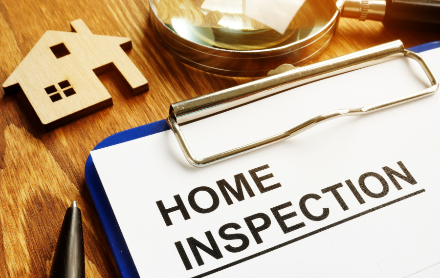 home inspection on a paper