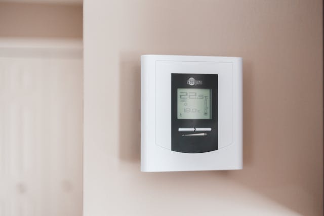 Smart thermostat. Image by Pexels