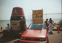 Archie and his car in Florida