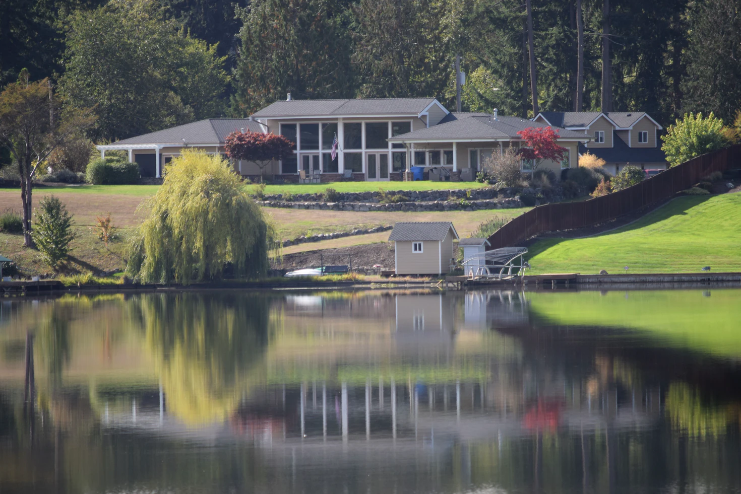 Lakefront house