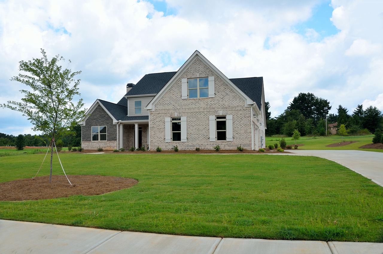 New home construction site