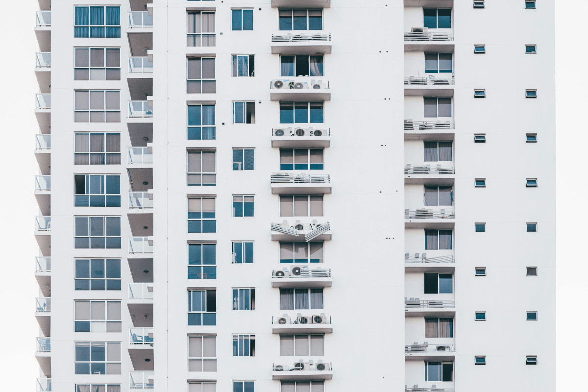 Aparrment Building with balconies. Image by Pexels