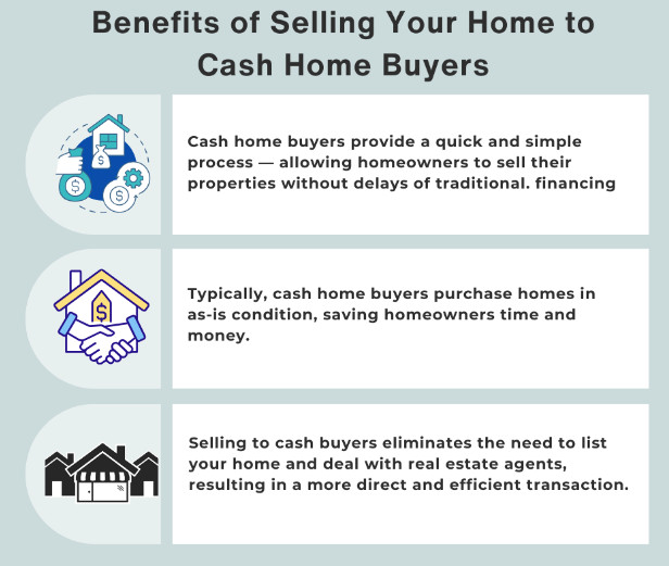 3 Benefits of Selling your home to cash home buyers