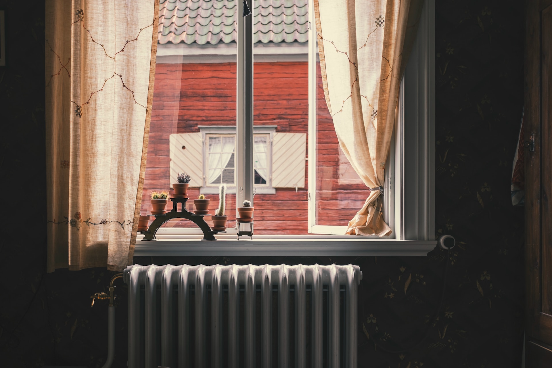 radiator, window