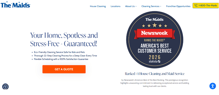 The Maids of Shelby Township website