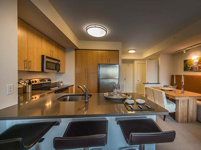 Kitchen with Stainless Steel Appliances 