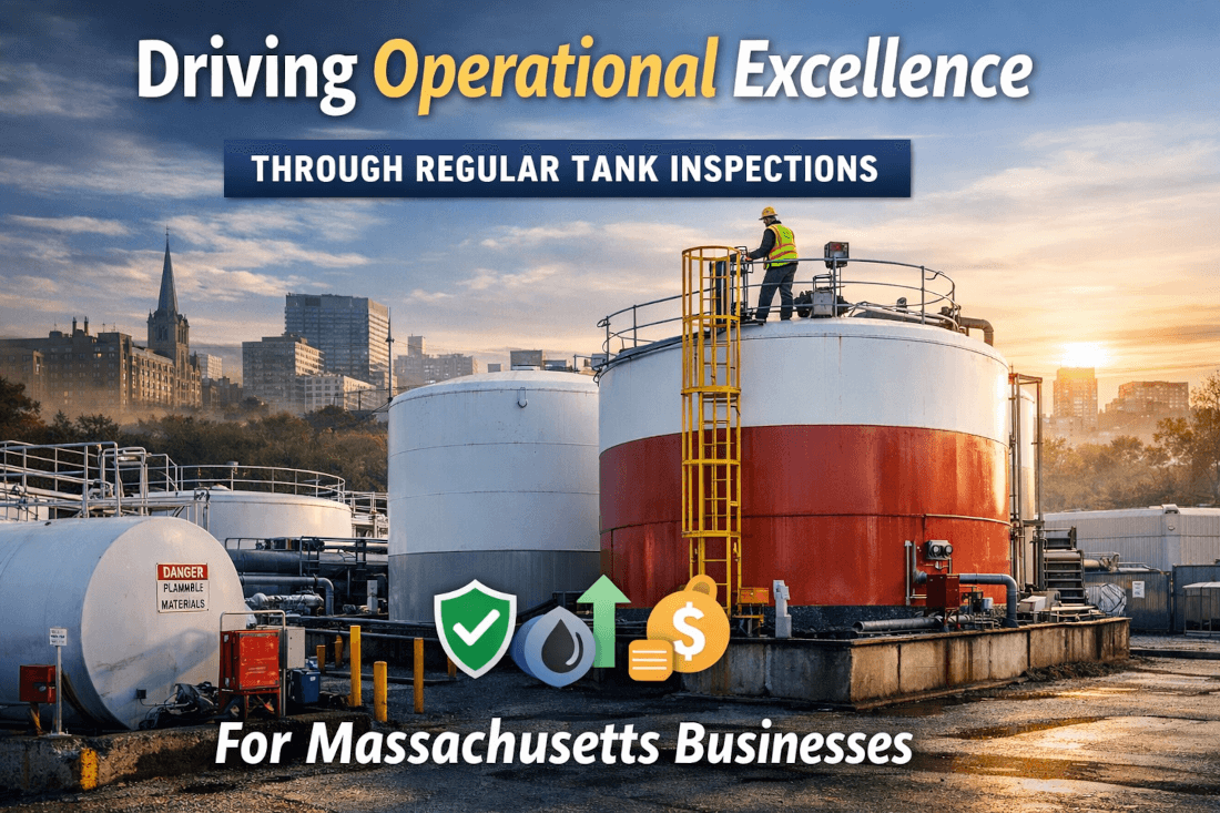 Above ground fuel tank inspection complicance. Image by Chatgpt