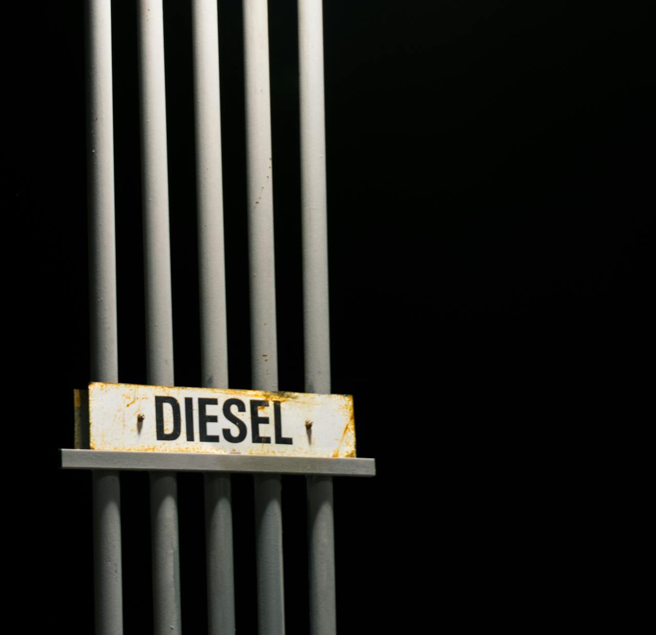 Diesel sign. Image by Pexels