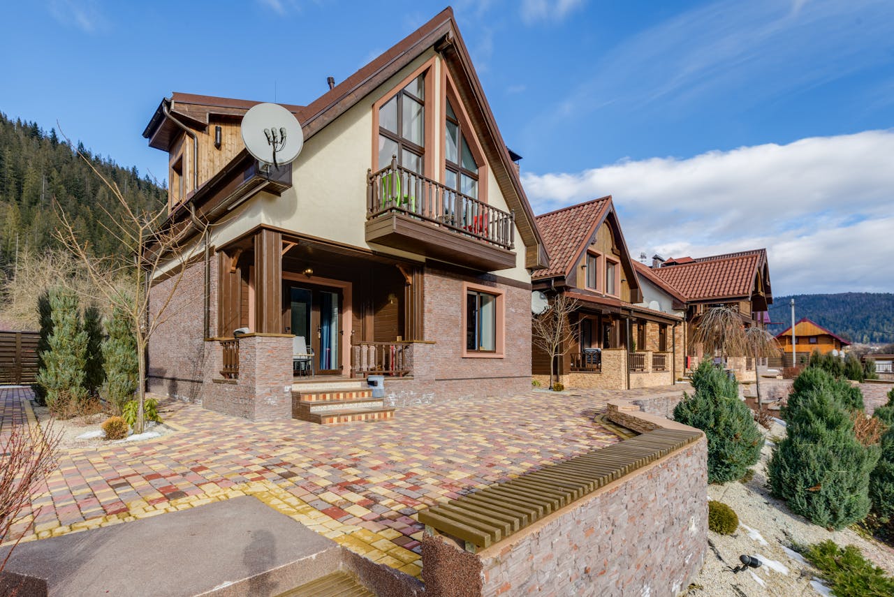 House in a village. Image via Pexels