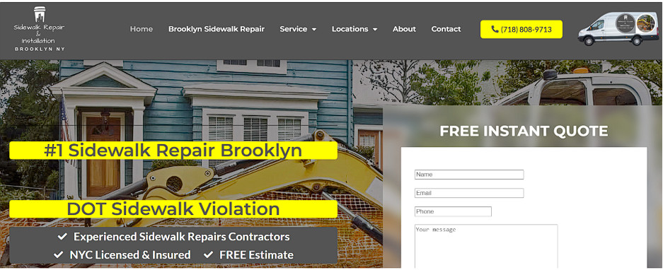 Brooklyn sidewalk repair