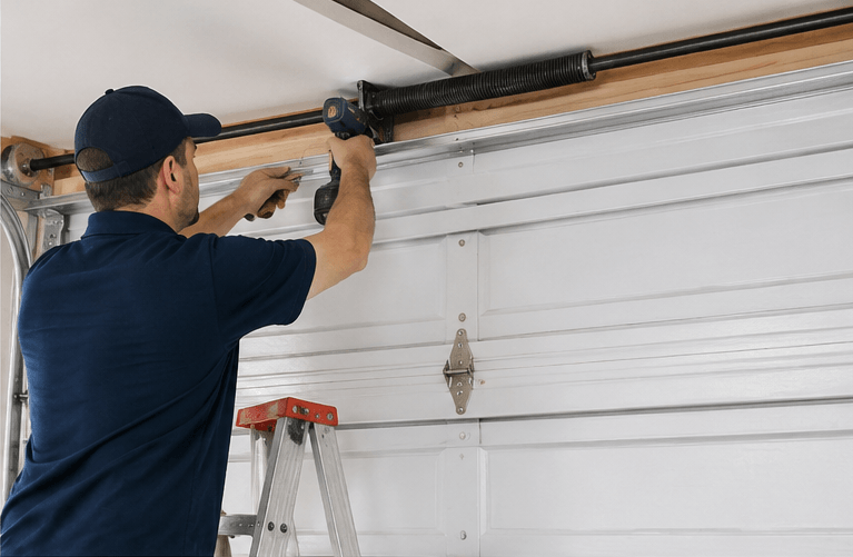 Garage door service repair. Image by Chatgpt