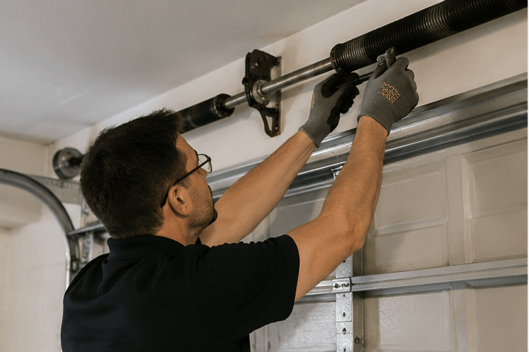 garage door repair service. Image by Chatgpt