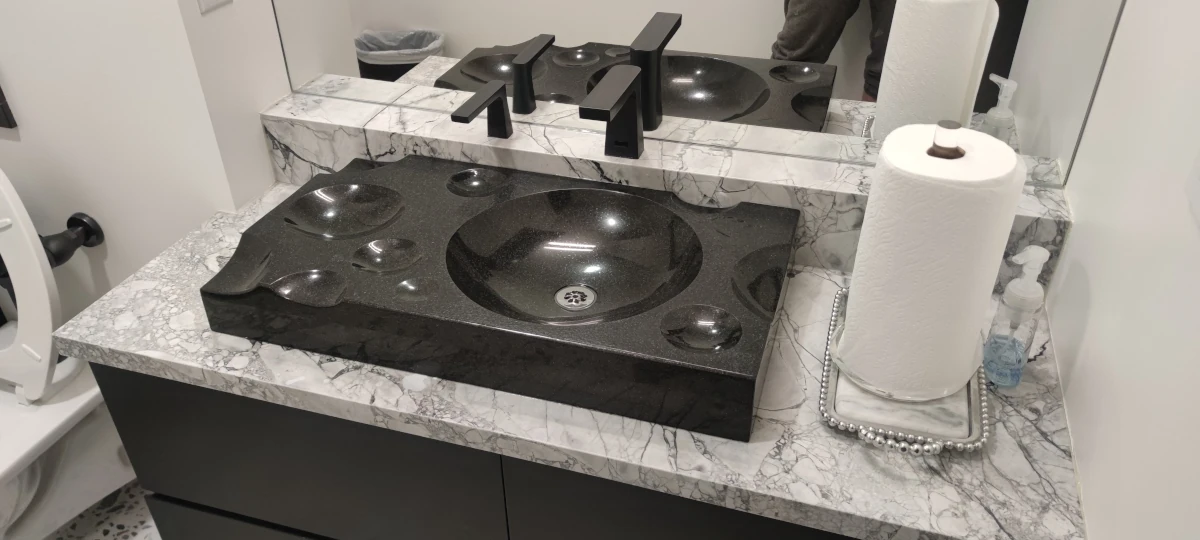Stone bathroom vanity top