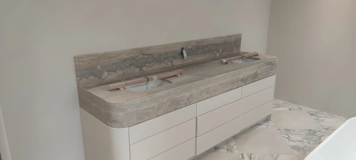 Stone bathroom vanity top