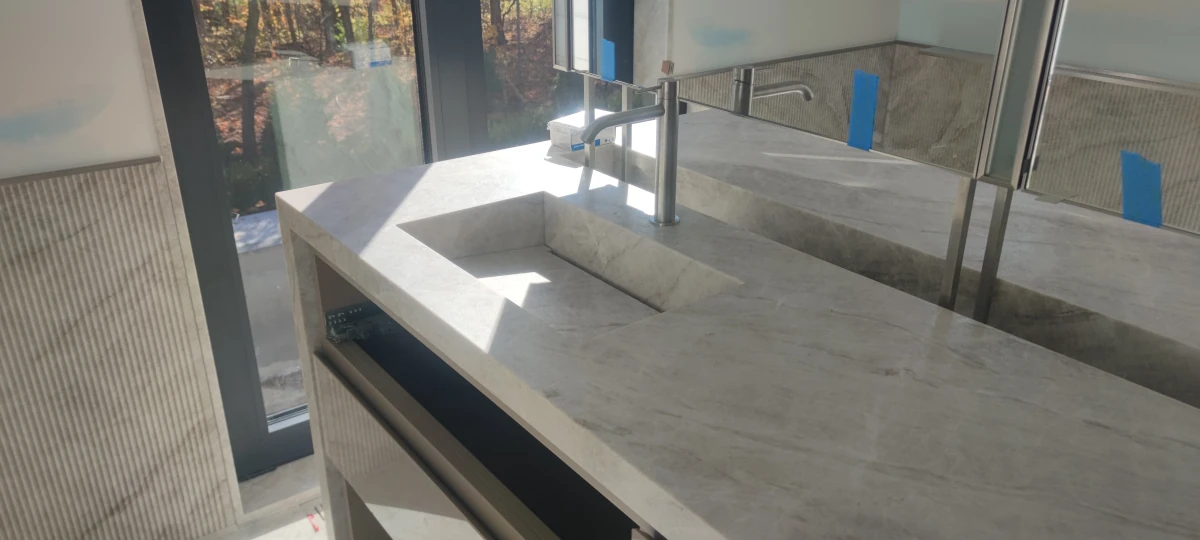 Stone bathroom vanity top