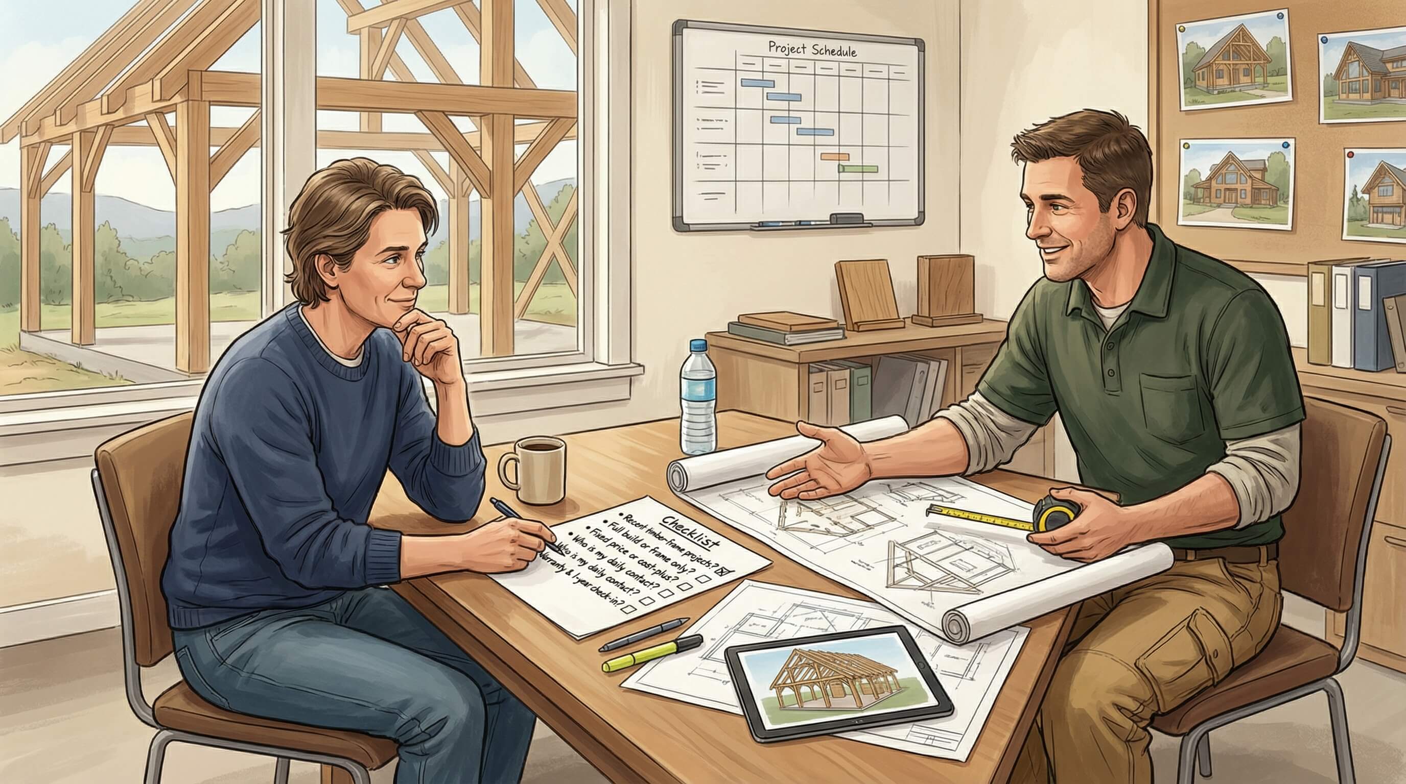 Working with a builder