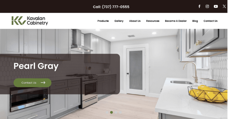 Kavalan Cabinetry website