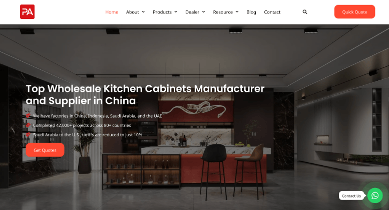 PA Kitchen website