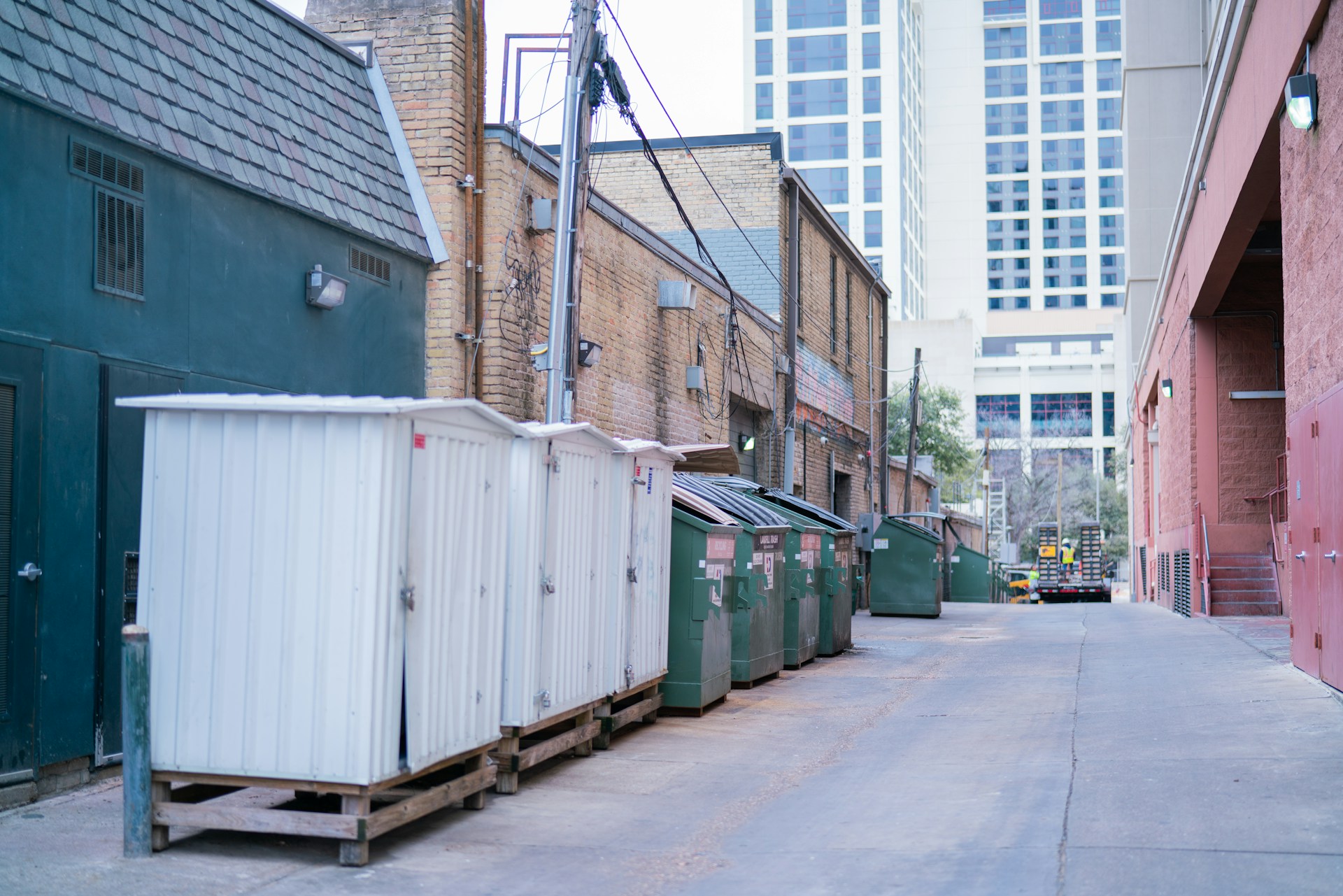 Dumpsters. Image by Unsplash