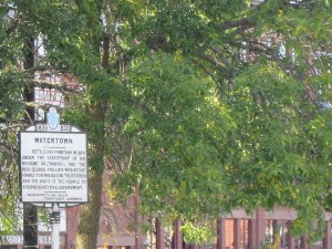 Image of a sign in Watertown, MA