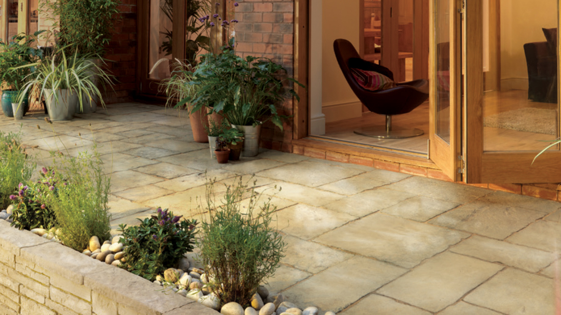 stone patio