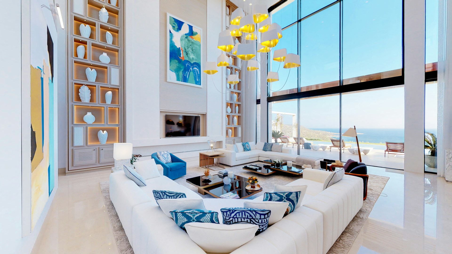 Livingroom with a sofa. Imabe by Dreamsofa.com