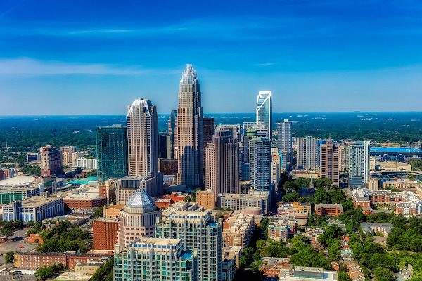 Charlotte North Carolina Skyline