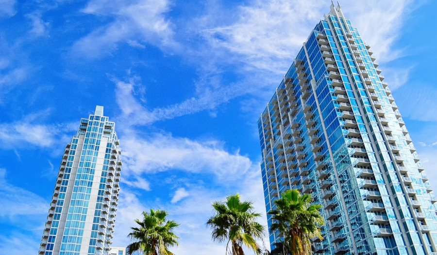 Tampa Bay Florida skyline