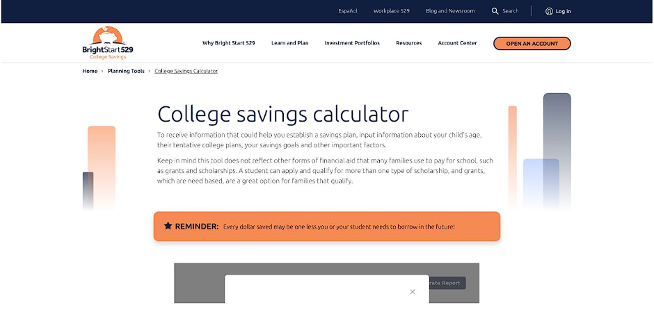 College Savings Calulator