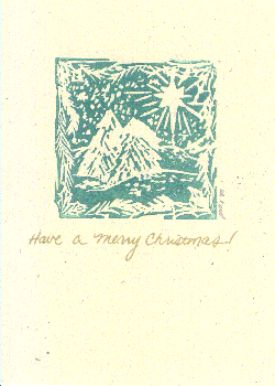 christmas tree card