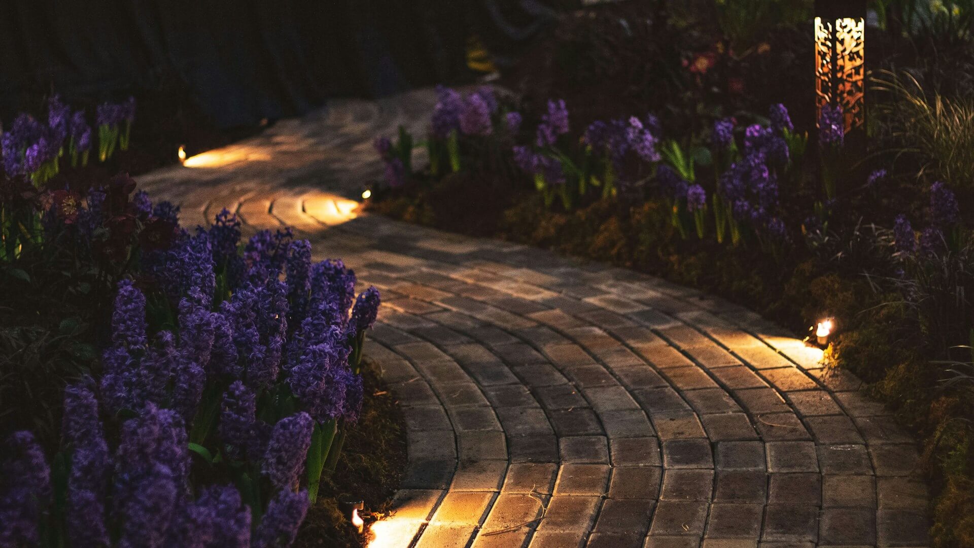 Outdoor garden lighting. Image by Unsplash