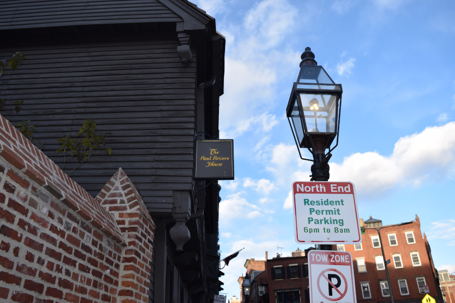 Paul Revere house in Boston, Massachusetts