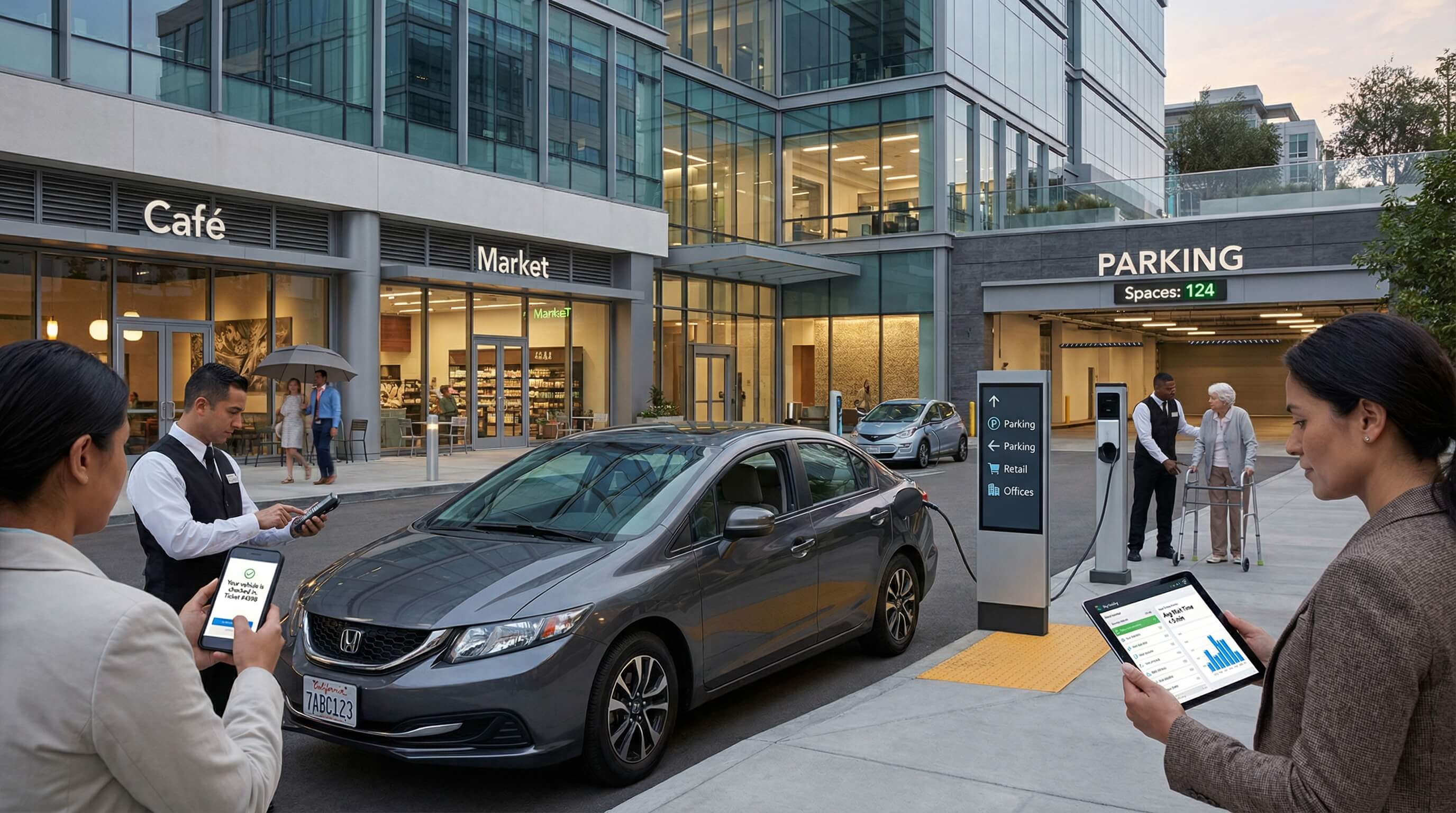 Airport valet services