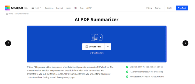 SmallPDF website