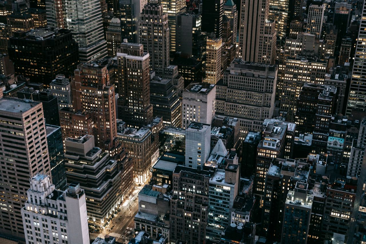 arial view of a city