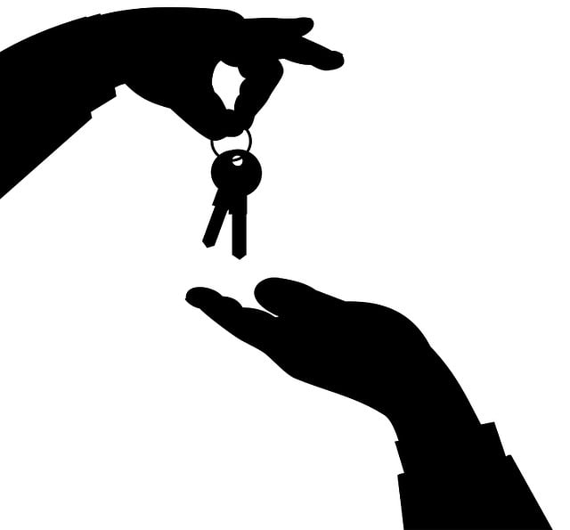 Drawing of two hands and keys. Image by Pixabay