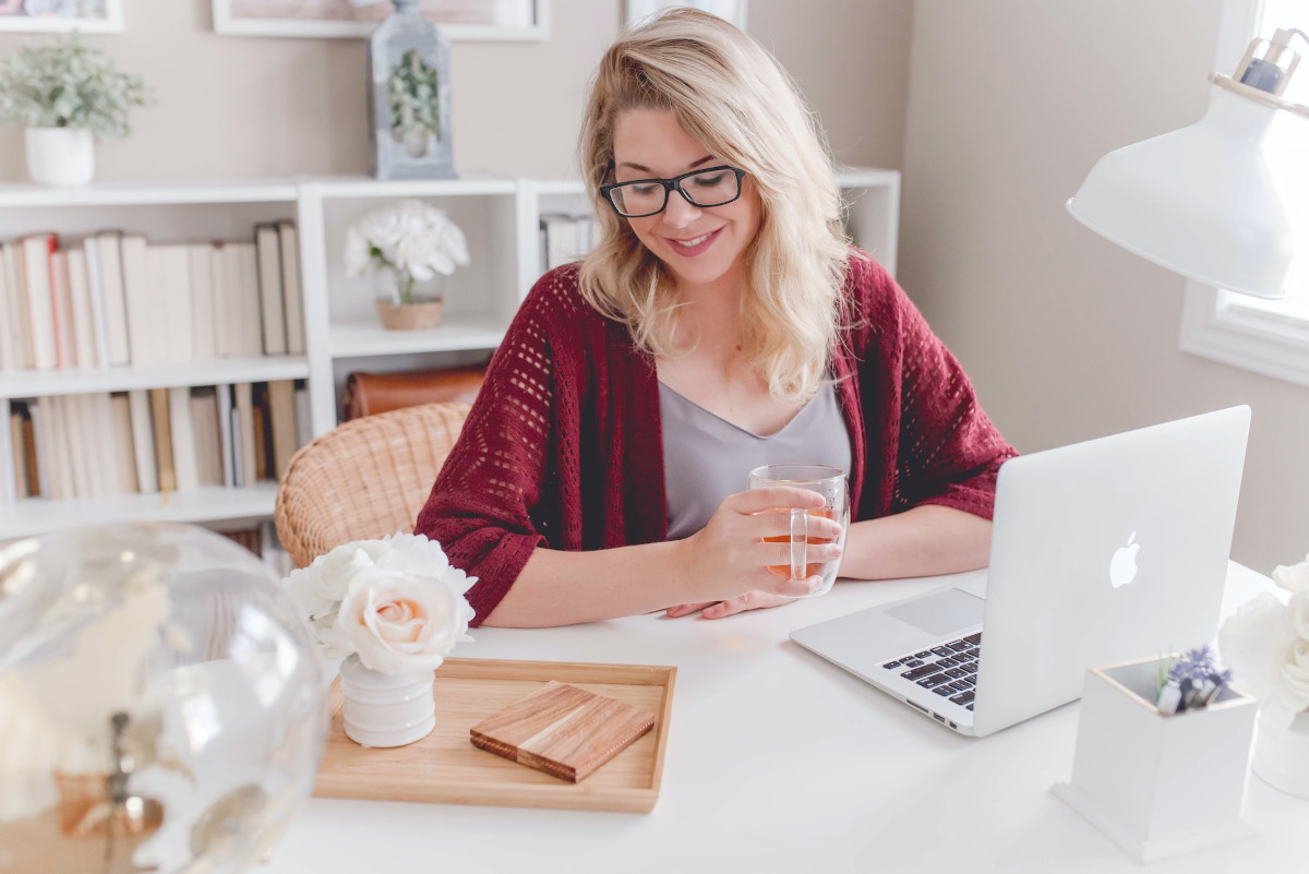 People sitting at their desks working in an office