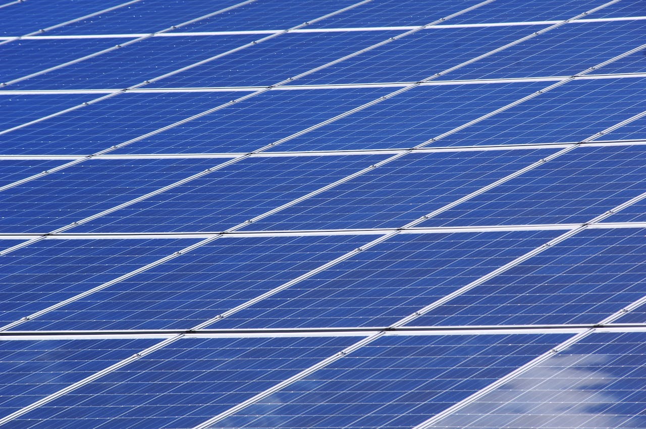 Solar panels. Image by Pexels