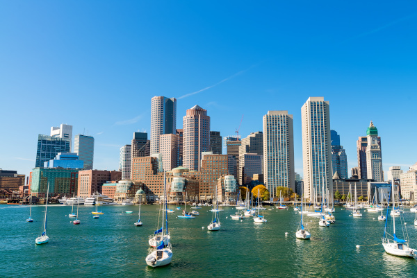 Boston skyline, Massachusetts