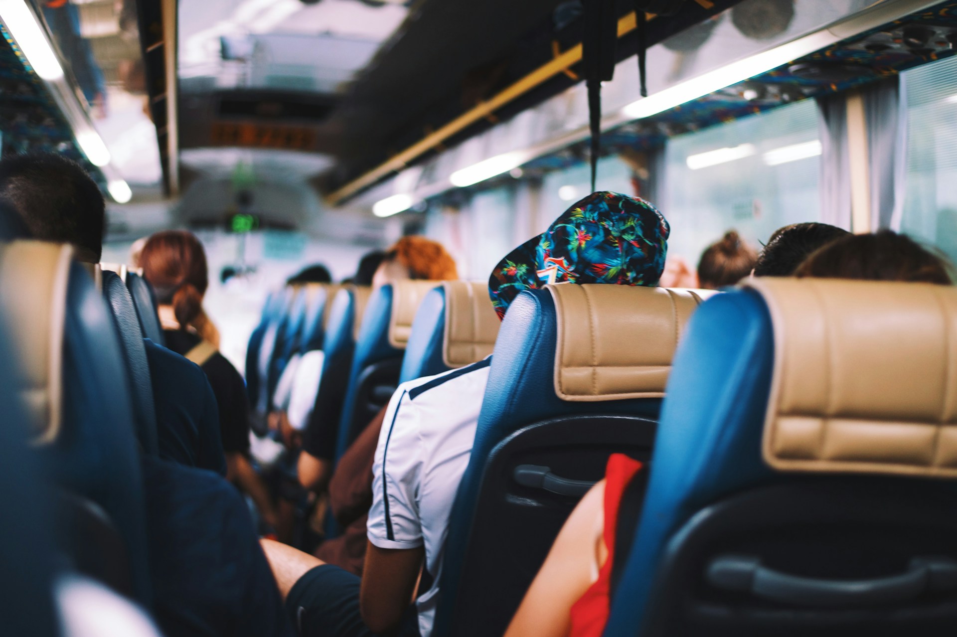 People on a bus. Image  by Pexels