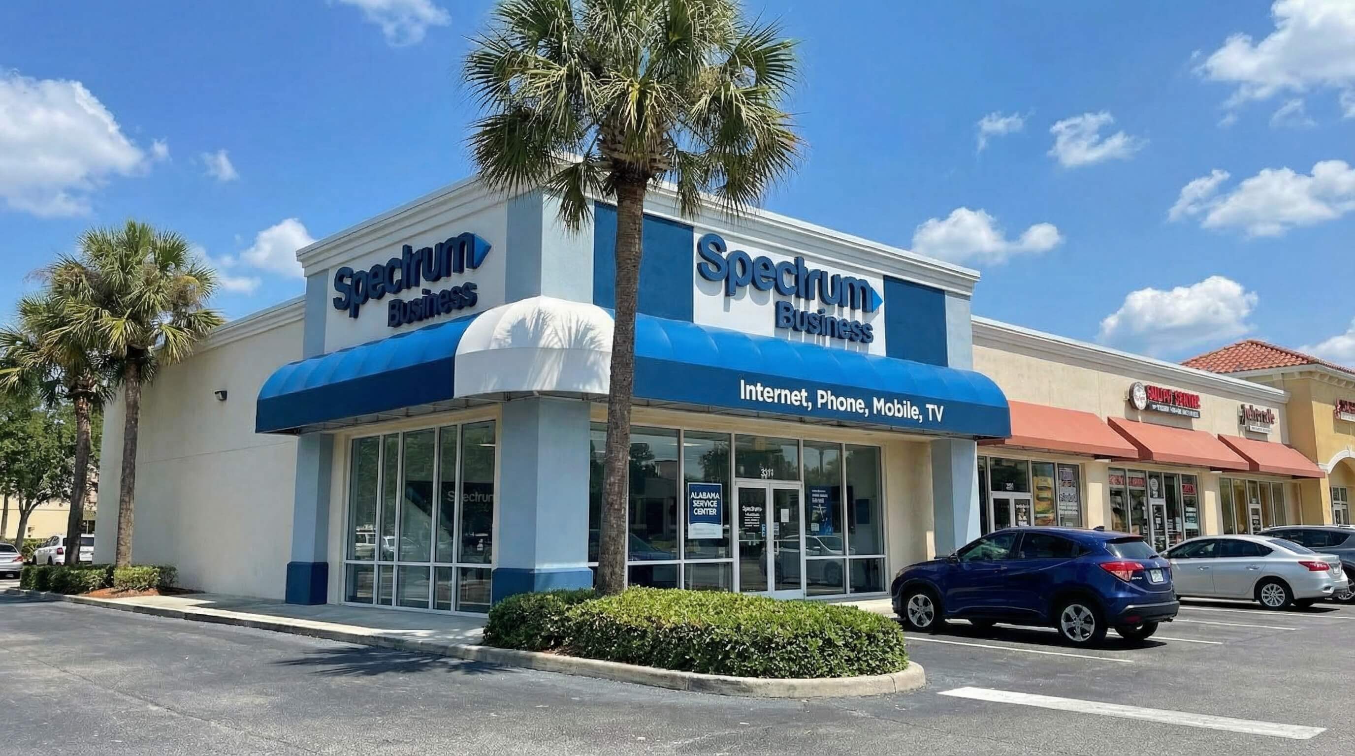 Spectrum Business internet plans in Alabama page screenshot